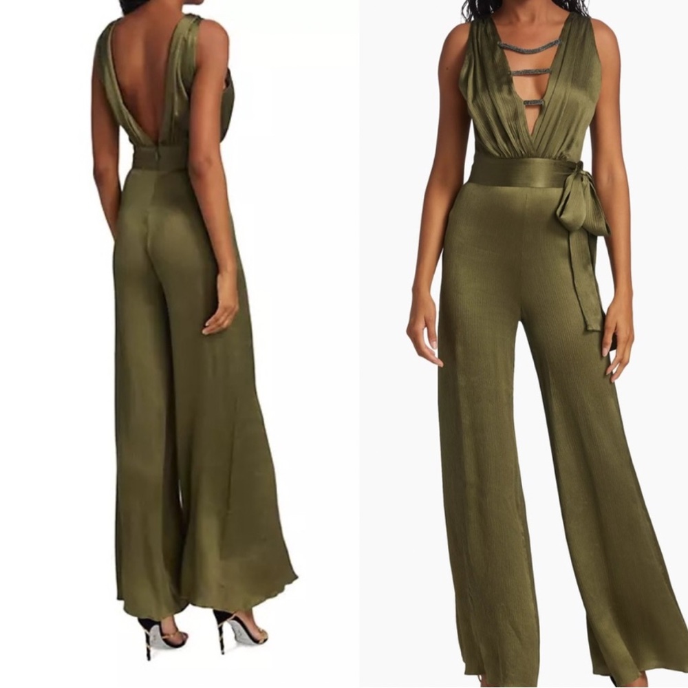 Adriana Iglesias
Aneta Silk Jacquard Jumpsuit
